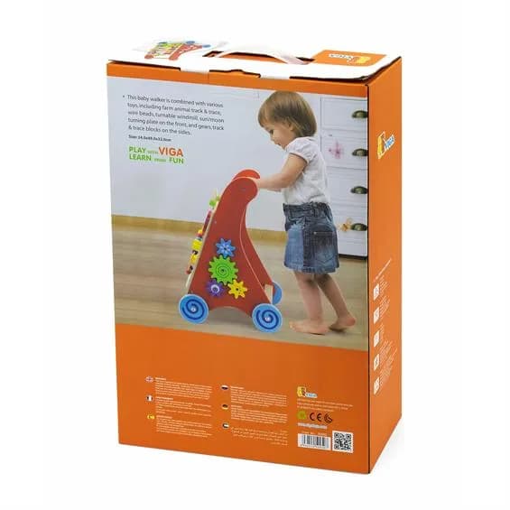 Ходунки-каталка деревянная Viga Toys 50950 фото 6 Ходунки-каталка деревянная Viga Toys 50950 фото 6