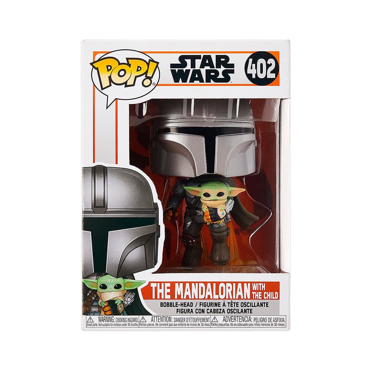 Игровая фигурка FUNKO POP! серии Звездные войны - Мандалорец, летящий с малышом 50959