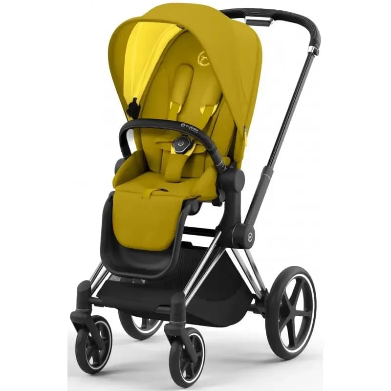 Коляска универсальная 3в1 Cybex Priam 4.0 Mustard Yellow/Chrome Black/Cloud Z-iSize Plus 522000965/3-3 фото 3 Коляска универсальная 3в1 Cybex Priam 4.0 Mustard Yellow/Chrome Black/Cloud Z-iSize Plus 522000965/3-3 фото 3