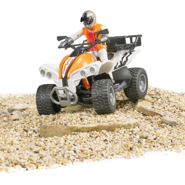 Квадроцикл та фігурка водія 1:16 Bruder 63000 фото 4 Квадроцикл та фігурка водія 1:16 Bruder 63000 фото 4