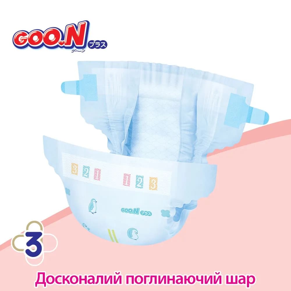 Підгузники Goo.N Plus M 64шт 843335 фото 7 Підгузники Goo.N Plus M 64шт 843335 фото 7