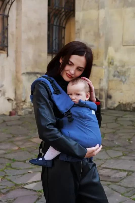 Эрго-рюкзак Di Sling Toddler Органик Голубой DST0004 фото 2 Эрго-рюкзак Di Sling Toddler Органик Голубой DST0004 фото 2