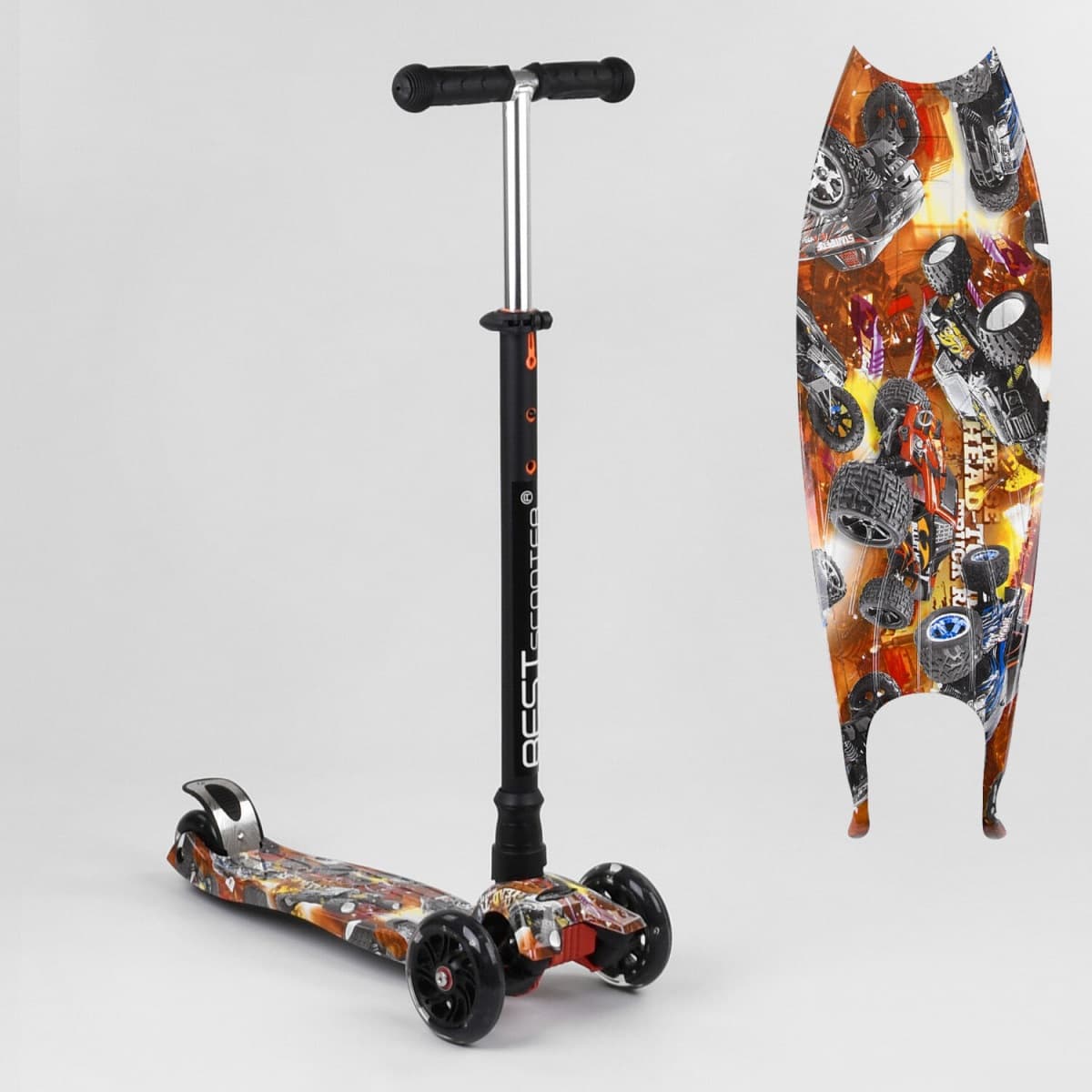Самокат Best Scooter 4-х колесный 779-1537