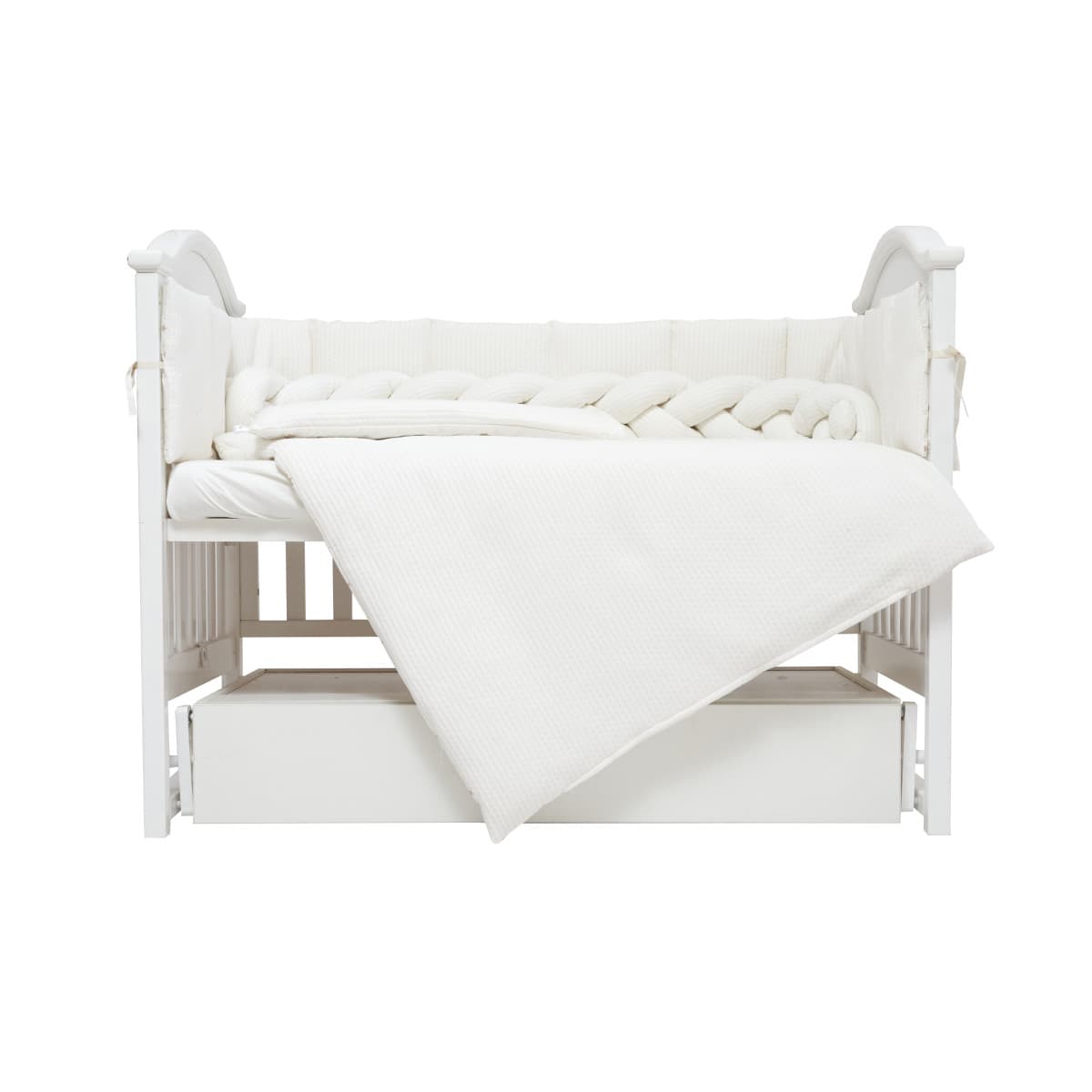 Постільний комплект Twins Cotton 7ел 4077-TC-202 ecru