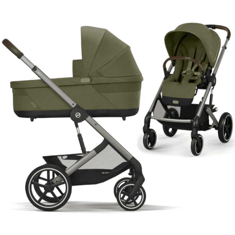 Коляска универсальная 2в1 Cybex Balios S Lux Taupe 2025 525020402 Moss Green Коляска универсальная 2в1 Cybex Balios S Lux Taupe 2025 525020402 Moss Green