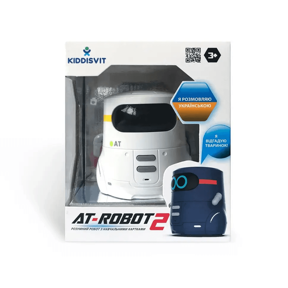 Робот интерактивный AT-Rоbot с сенсорным управлением и обучающими карточками AT002-01-UKR Робот интерактивный AT-Rоbot с сенсорным управлением и обучающими карточками AT002-01-UKR