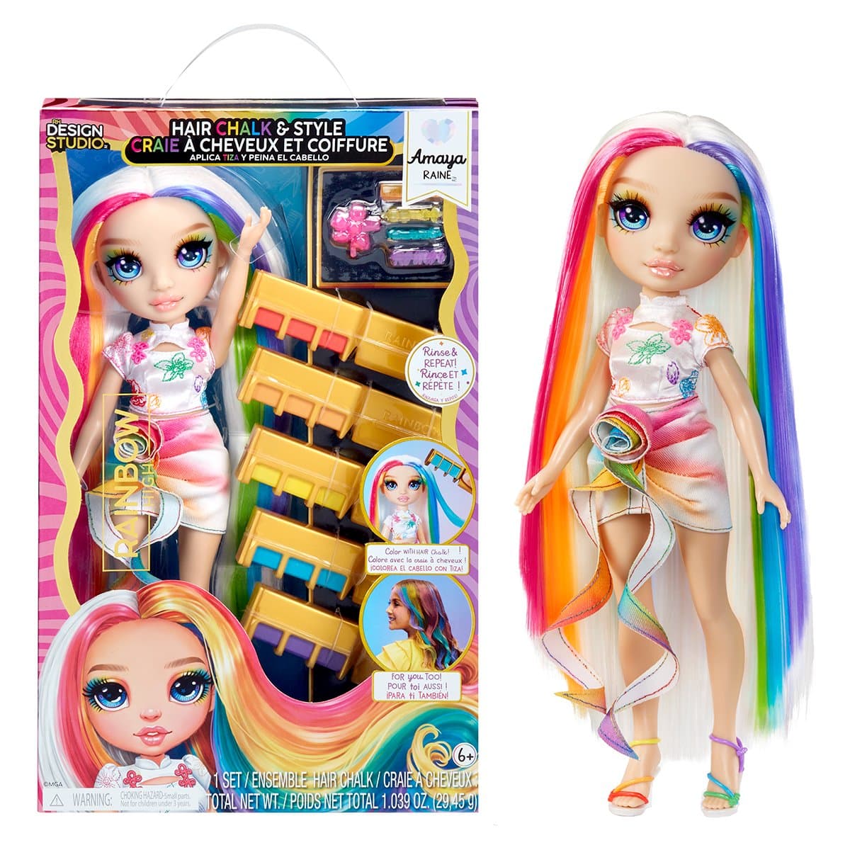 Игровой набор с куклой Rainbow High Амая 526780 Игровой набор с куклой Rainbow High Амая 526780