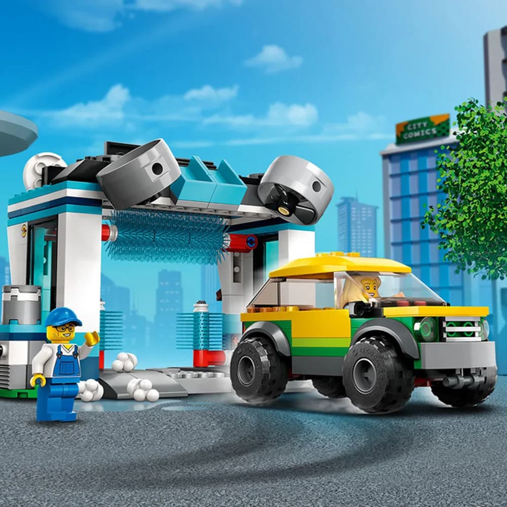 Конструктор LEGO City Автомийка 243дет 60362 фото 4 Конструктор LEGO City Автомийка 243дет 60362 фото 4