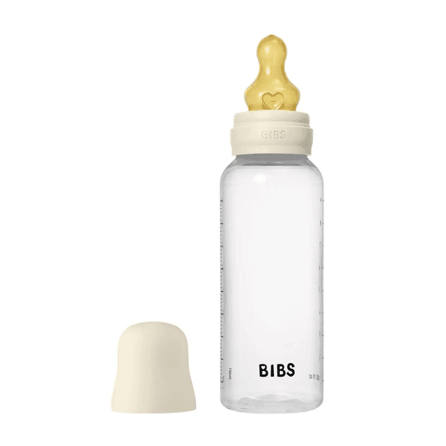 Бутылочка пластиковая BIBS Baby Flow Ivory 270мл 5017216