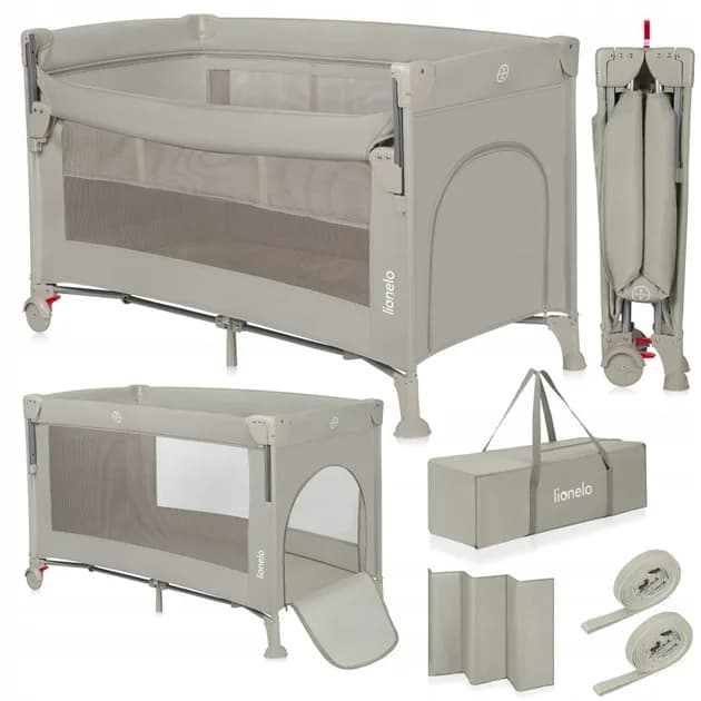 Кровать-манеж Lionelo Ellen Beige Sand LO-ELLEN BEIGE SAND фото 2 Кровать-манеж Lionelo Ellen Beige Sand LO-ELLEN BEIGE SAND фото 2