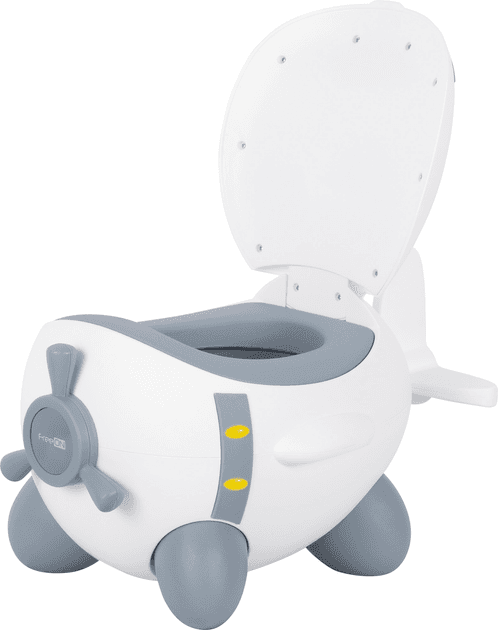 Горщик FreeON Plane 42318 White-Grey