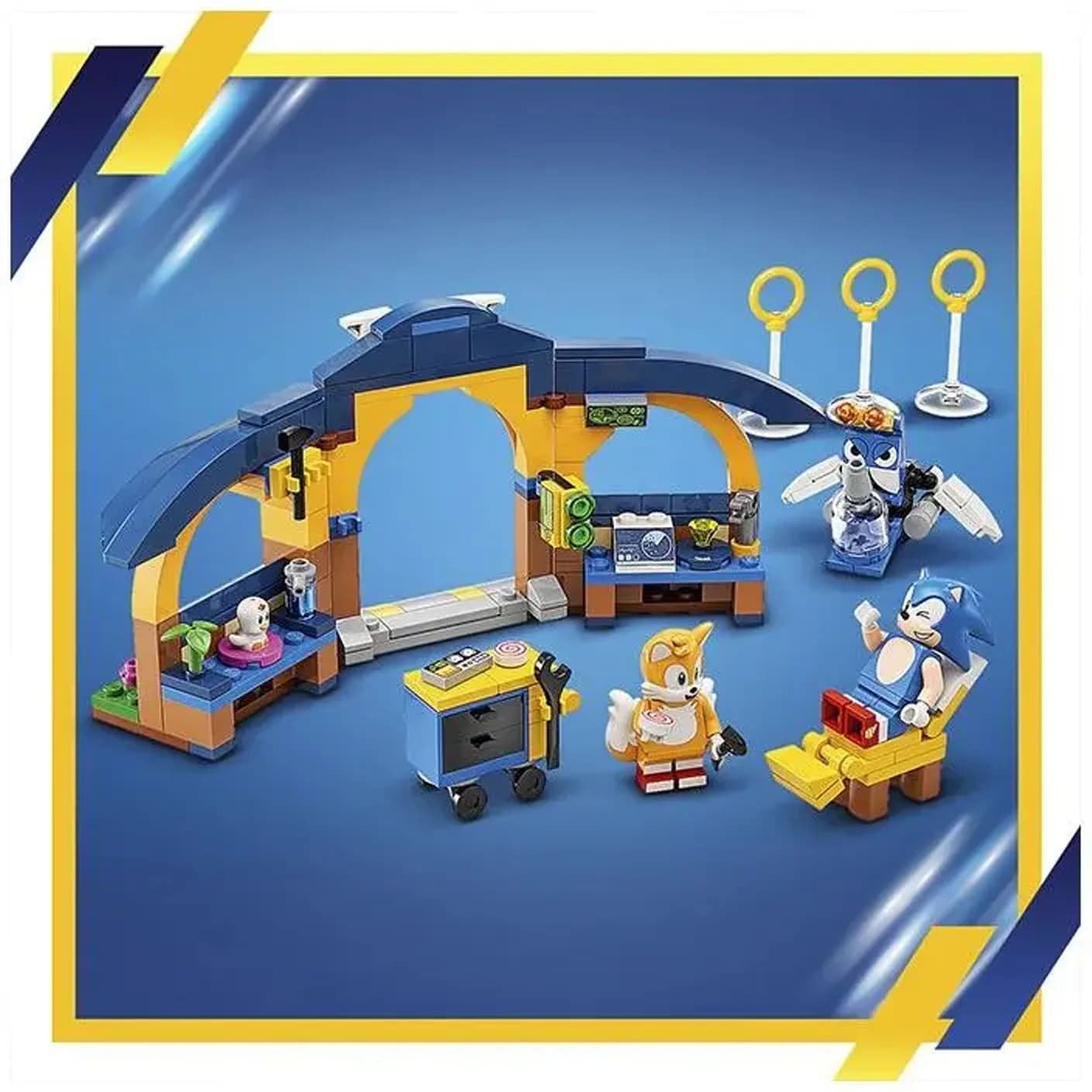 Конструктор Lego Sonic Мастерская Тейлз и самолет Торнадо 376дет 76991 фото 4 Конструктор Lego Sonic Мастерская Тейлз и самолет Торнадо 376дет 76991 фото 4