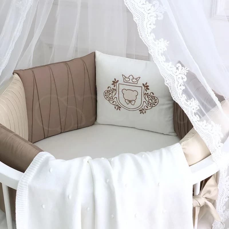 Постельный комплект Маленькая Соня Royal 6ед 26001/1 oval Chocolate фото 3