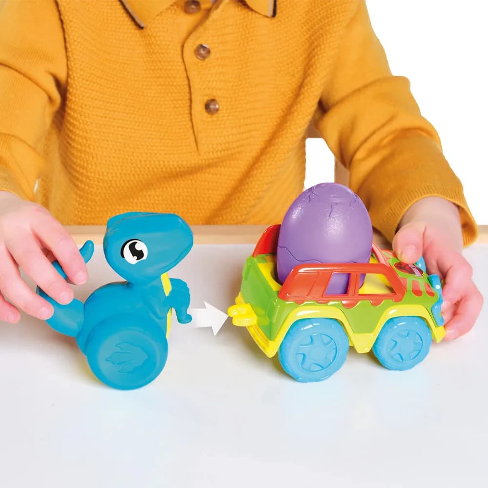 Іграшка розвиваюча TOMY Toomies Діномашинка E73251 фото 4