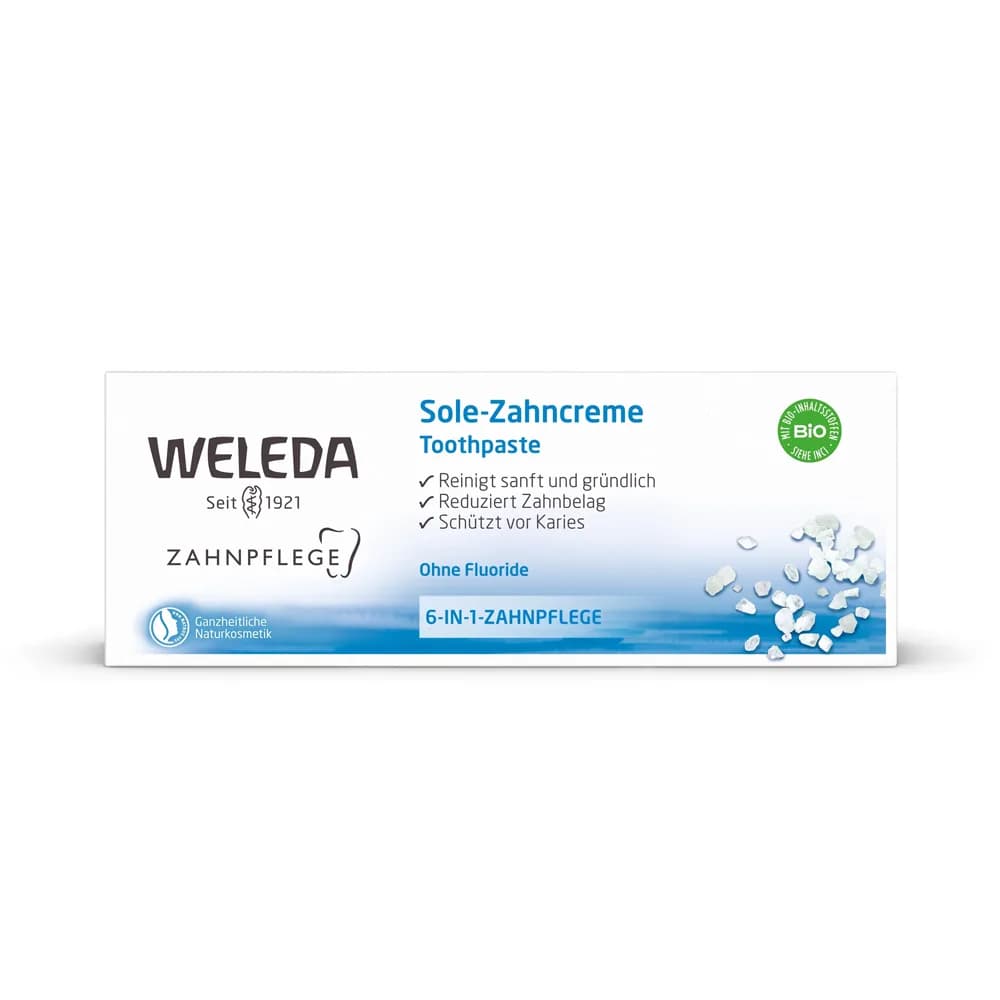 Зубная паста с минеральной солью Weleda 75 мл 00980900 фото 5 Зубная паста с минеральной солью Weleda 75 мл 00980900 фото 5