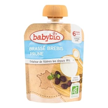 Десерт из овечьего молока со сливой Babybio 85г 54090 Десерт из овечьего молока со сливой Babybio 85г 54090