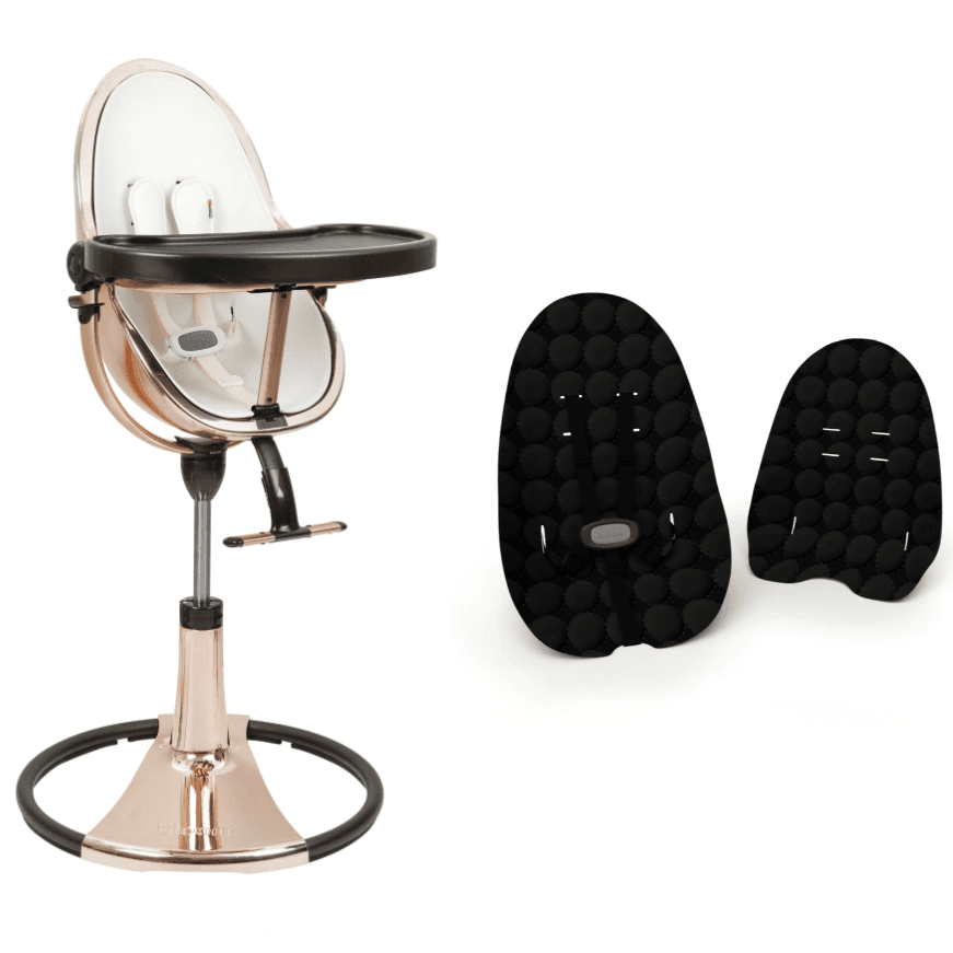 Стульчик для кормления Bloom Fresco Rose Gold/Rose Gold+midnight black U10515-GRB\U10543-MB