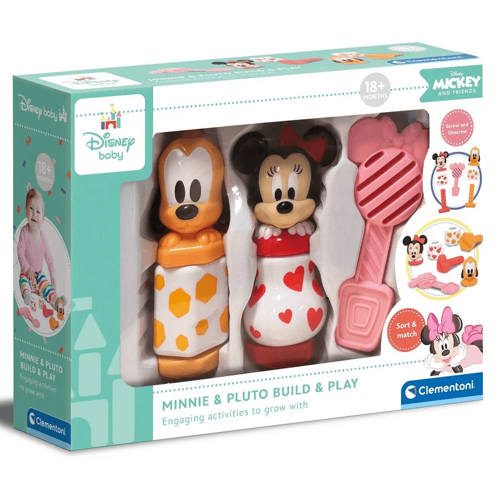 Іграшка розвиваюча Clementoni Minnie & Pluto Build & Play 17842 Іграшка розвиваюча Clementoni Minnie & Pluto Build & Play 17842