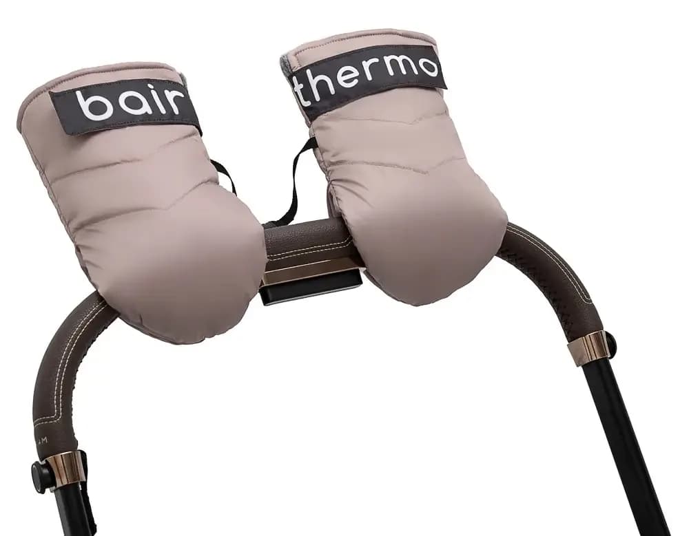 Рукавички на коляску Bair Thermo Mittens 680680 hot cappuccino фото 2 Рукавички на коляску Bair Thermo Mittens 680680 hot cappuccino фото 2
