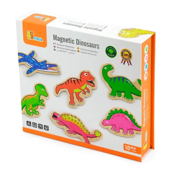 Магниты Viga Toys Динозавры 20шт 50289 фото 2