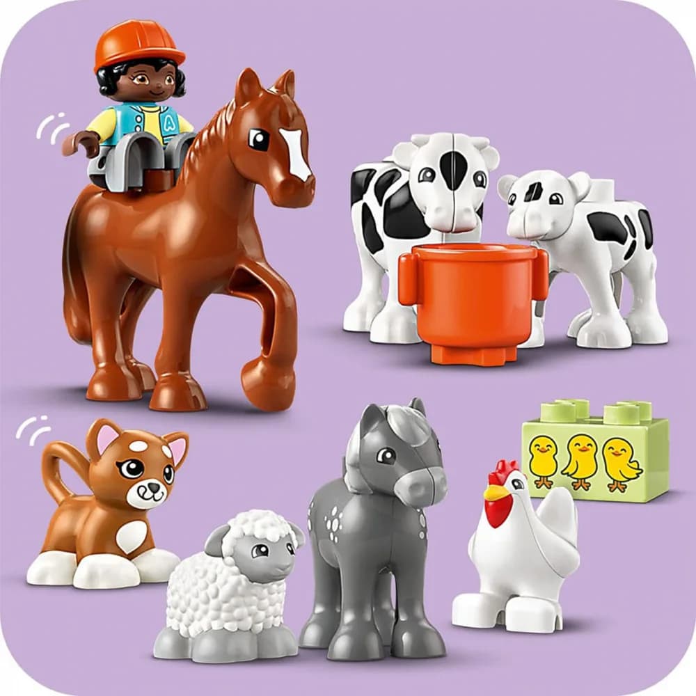 Конструктор Lego Duplo Догляд за тваринами на фермі 74дет 10416 фото 4 Конструктор Lego Duplo Догляд за тваринами на фермі 74дет 10416 фото 4