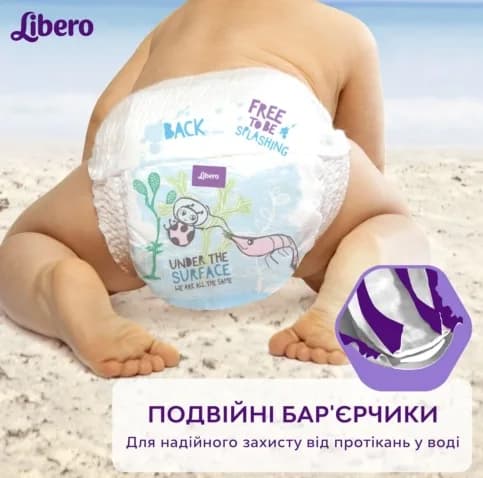 Подгузники Libero Swimpants S 12шт 55689-30 фото 3 Подгузники Libero Swimpants S 12шт 55689-30 фото 3