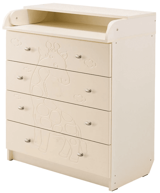 Комод-пеленатор Babyroom Жирафик 102x80x50 625505 ваниль Комод-пеленатор Babyroom Жирафик 102x80x50 625505 ваниль