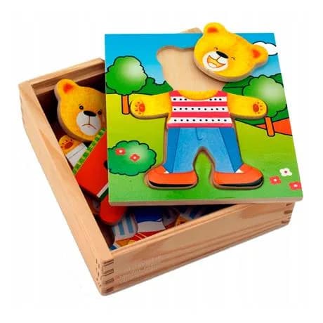 Набор игровой Viga Toys Гардероб мишки 56401 фото 2