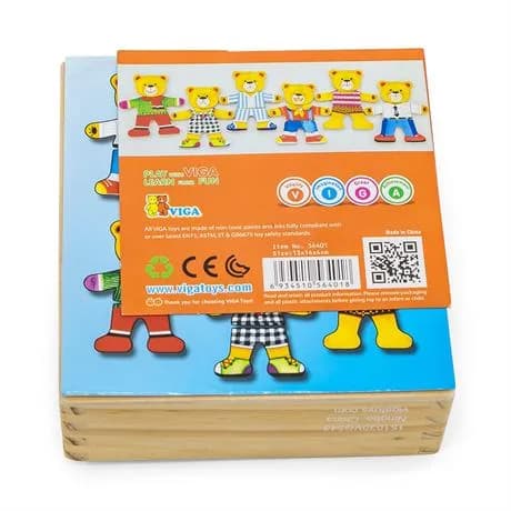Набор игровой Viga Toys Гардероб мишки 56401 фото 3