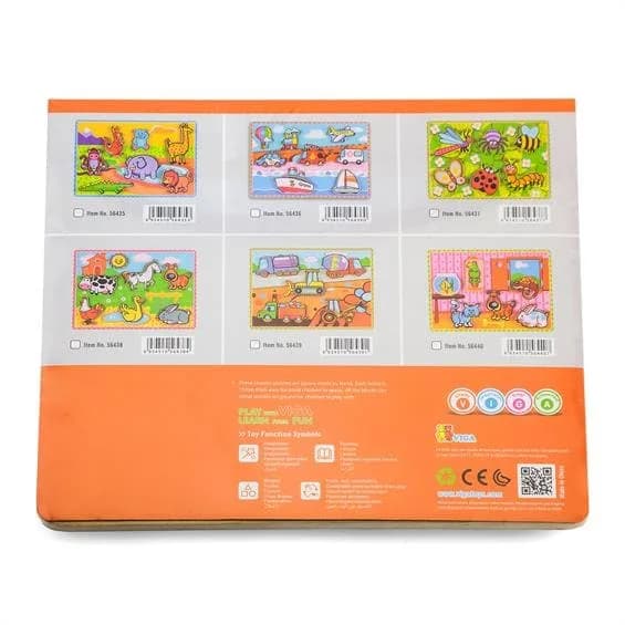 Рамка-вкладыш Viga Toys Насекомые 56437 фото 4