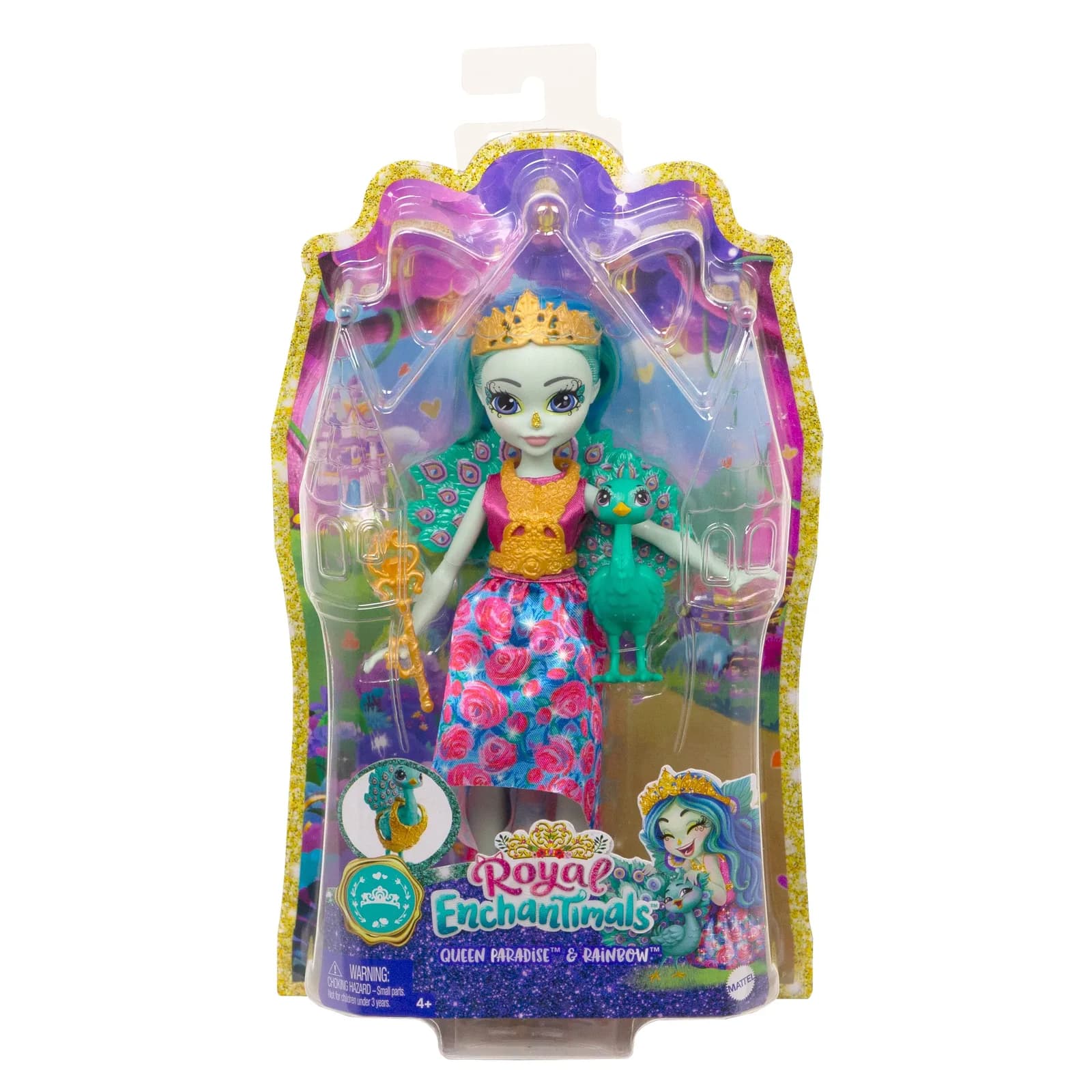 Лялька Enchantimals Її Величність Пава Пенелопа та Рейнбоу GYJ14 фото 6 Лялька Enchantimals Її Величність Пава Пенелопа та Рейнбоу GYJ14 фото 6