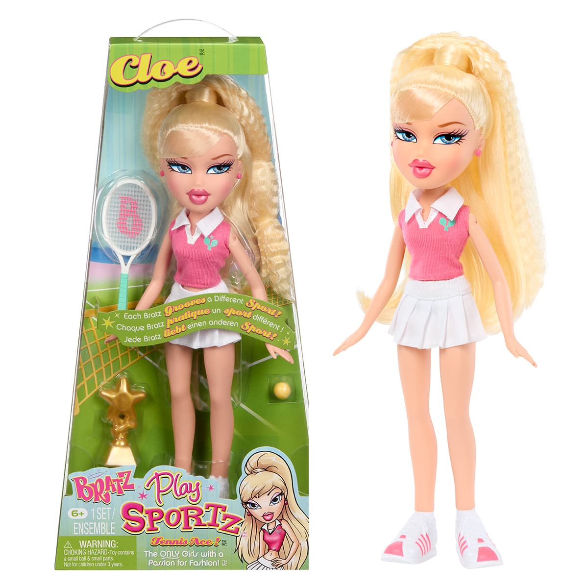 Игровой набор Bratz Play Sportz Теннисистка Хлоя 569527