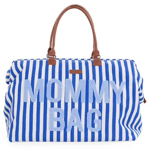 Сумка для мамы Childhome stripes electric blue CWMBBSTBL Сумка для мамы Childhome stripes electric blue CWMBBSTBL