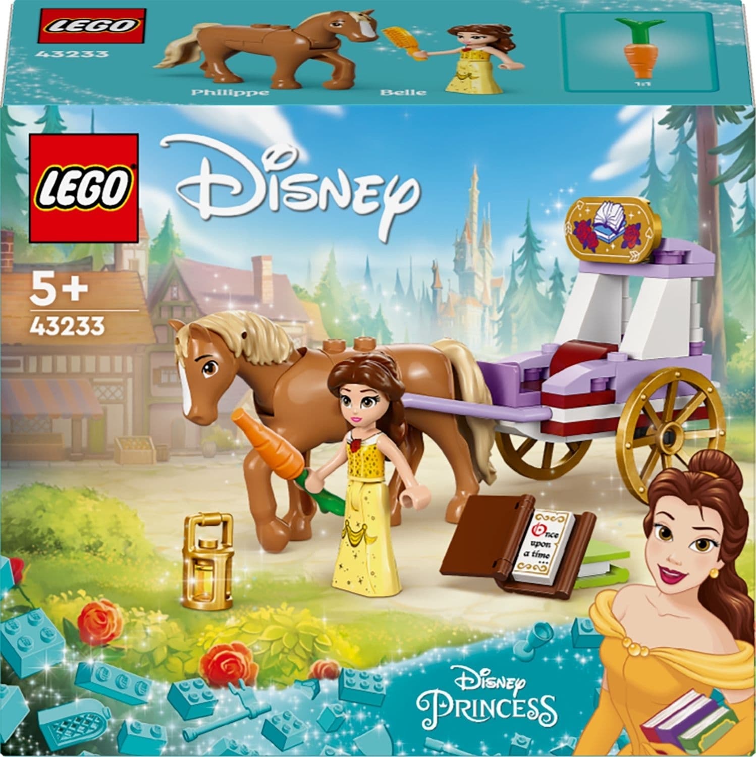Конструктор Lego Disney Сказочная карета Белль 62дет 43233 Конструктор Lego Disney Сказочная карета Белль 62дет 43233