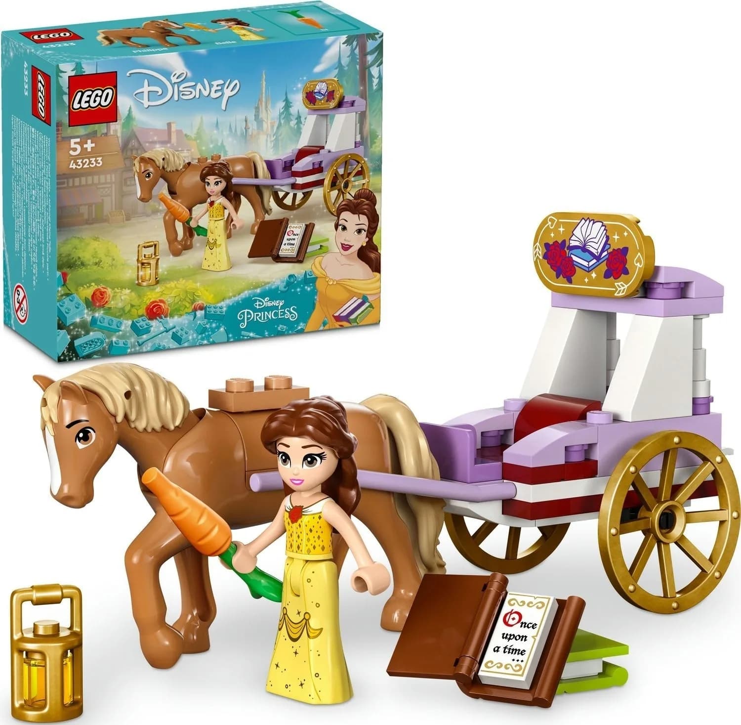 Конструктор Lego Disney Сказочная карета Белль 62дет 43233 фото 2 Конструктор Lego Disney Сказочная карета Белль 62дет 43233 фото 2
