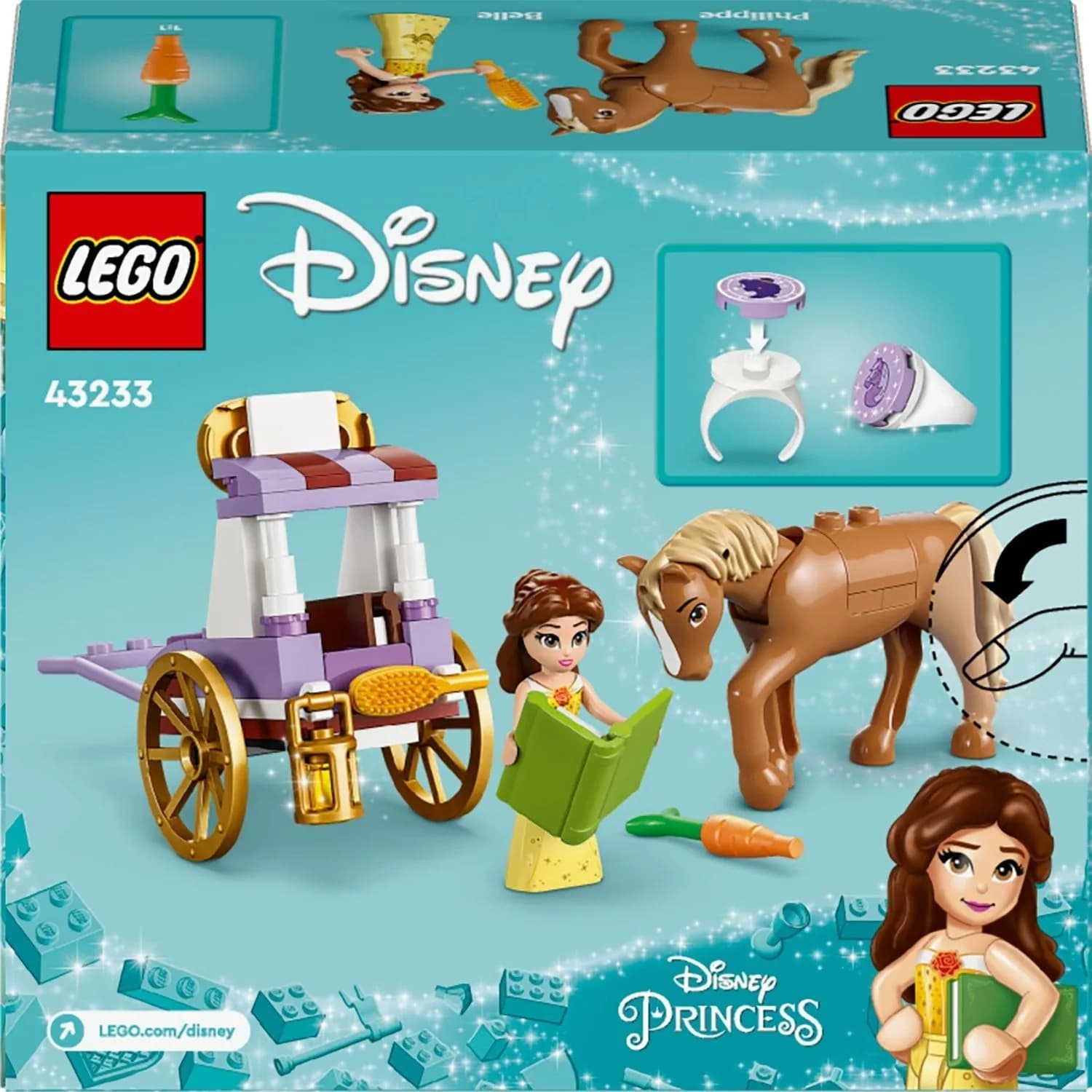Конструктор Lego Disney Сказочная карета Белль 62дет 43233 фото 10 Конструктор Lego Disney Сказочная карета Белль 62дет 43233 фото 10