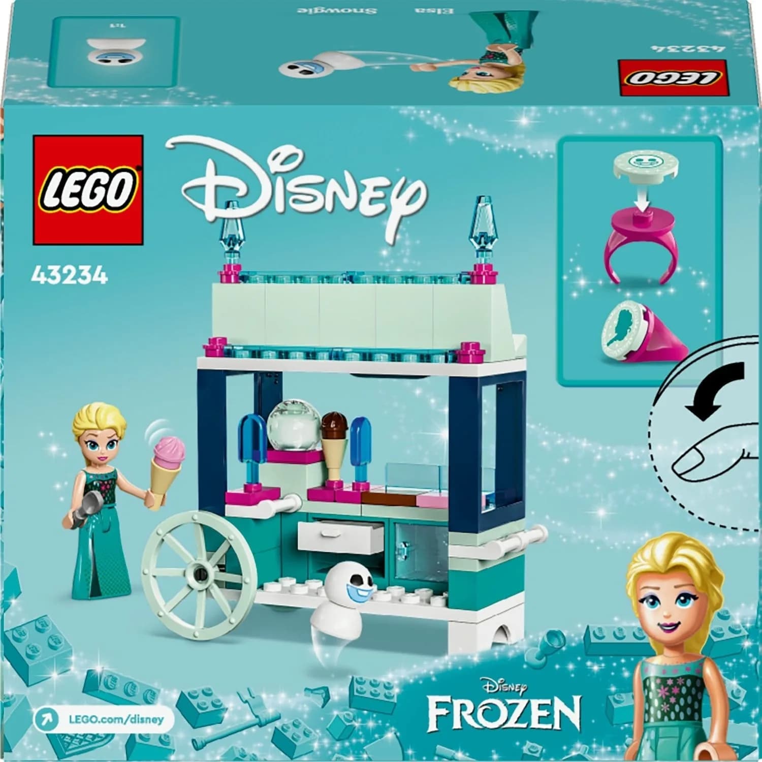 Конструктор Lego Disney Ледяное лакомство Эльзы 82дет 43234 фото 10