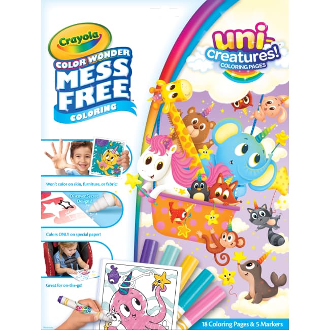 Раскраска с маркерами Crayola Единорогие создания 919069.018 Раскраска с маркерами Crayola Единорогие создания 919069.018
