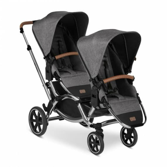Коляска для двойни 2в1 ABC Design Zоом Asphalt 12002522003/K2