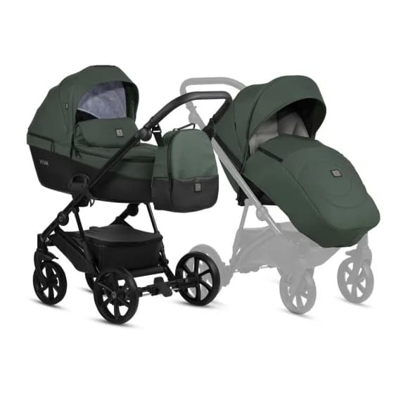 Коляска универсальная 2в1 Tutis Viva 5+ Essential 1452064 Emerald фото 3 Коляска универсальная 2в1 Tutis Viva 5+ Essential 1452064 Emerald фото 3