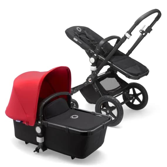 Коляска універсальна 2в1 BUGABOO CAMELEON 3 PLUS BLACK/RED 230162RD01 фото 2 Коляска універсальна 2в1 BUGABOO CAMELEON 3 PLUS BLACK/RED 230162RD01 фото 2