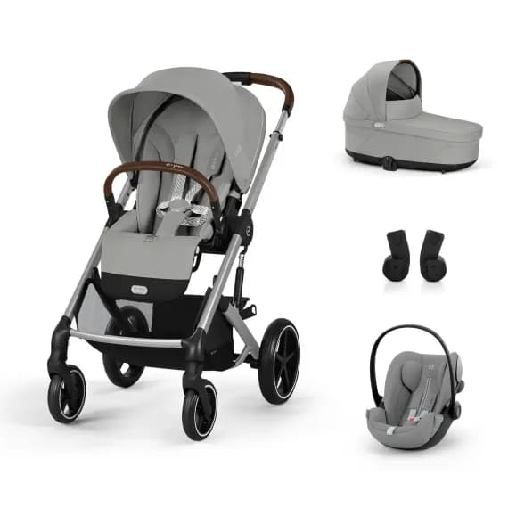 Коляска універсальна 3в1 Cybex Balios S SLV Stone Grey 524002519 фото 3