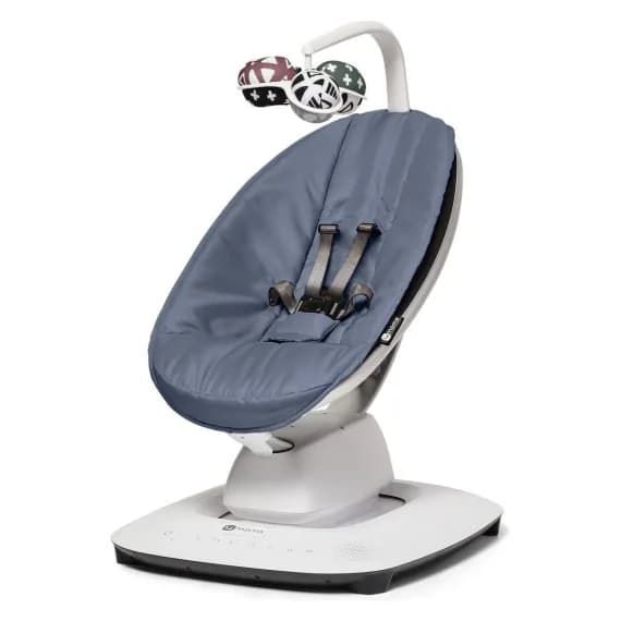 Крісло-гойдалка 4moms MamaRoo 5.0 19065 Slate Blue фото 2