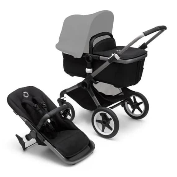 Коляска универсальная 2в1 Bugaboo Fox 3 без капюшона Graphite/Midnight Black 2306010040 фото 2