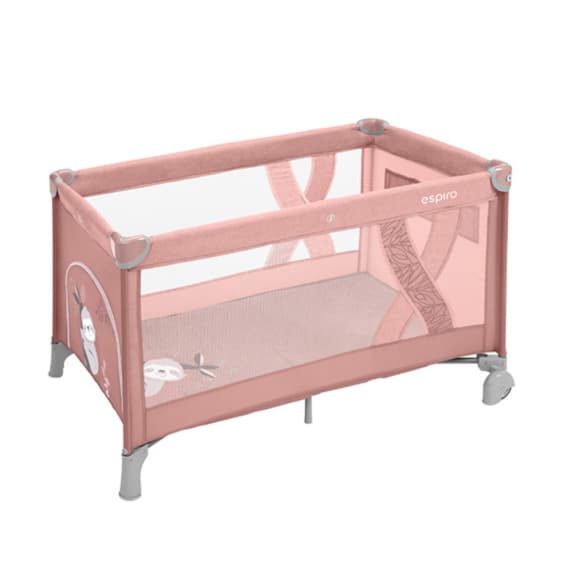 Кровать-манеж Espiro Simple 2022 08 Pink Кровать-манеж Espiro Simple 2022 08 Pink