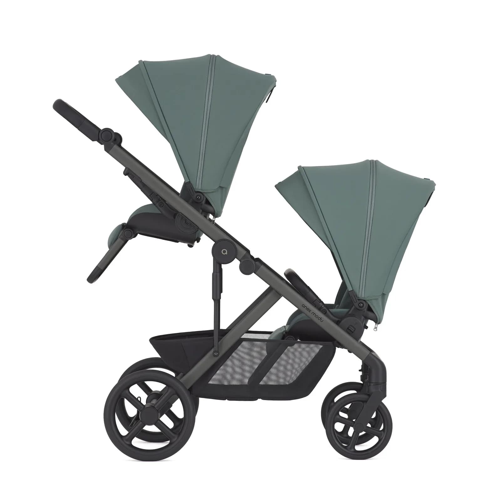 Коляска универсальная для двойни 2в1 Anex Modu MD-02-Greeny фото 3 Коляска универсальная для двойни 2в1 Anex Modu MD-02-Greeny фото 3