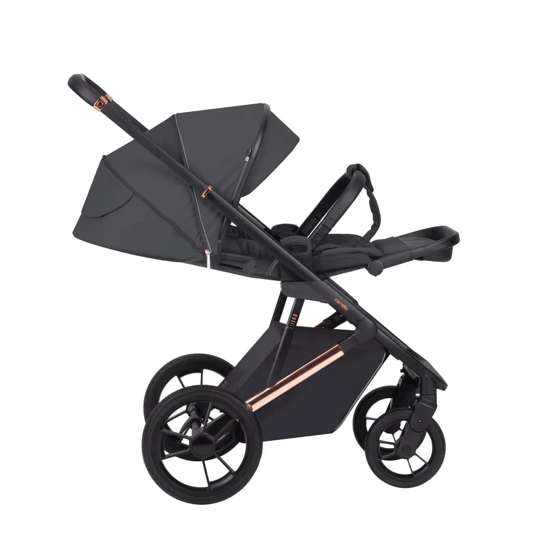 Коляска универсальная 2в1 Carrello Sigma CRL-6509 Obsidian Black 2024 фото 3
