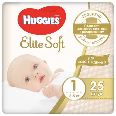 Подгузники Huggies Elite Soft (1) 25шт 578040