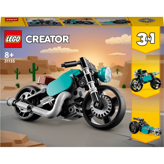 Конструктор Lego Creator Винтажный мотоцикл 128дет 31135 Конструктор Lego Creator Винтажный мотоцикл 128дет 31135