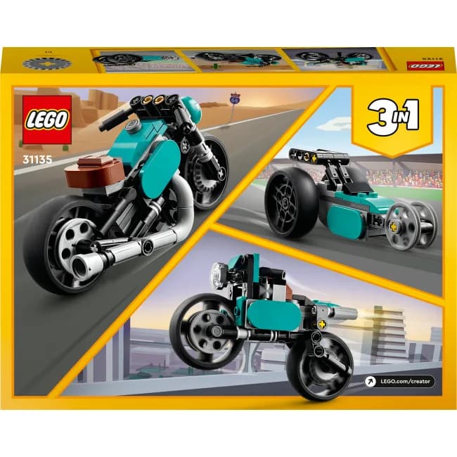 Конструктор Lego Creator Винтажный мотоцикл 128дет 31135 фото 7 Конструктор Lego Creator Винтажный мотоцикл 128дет 31135 фото 7